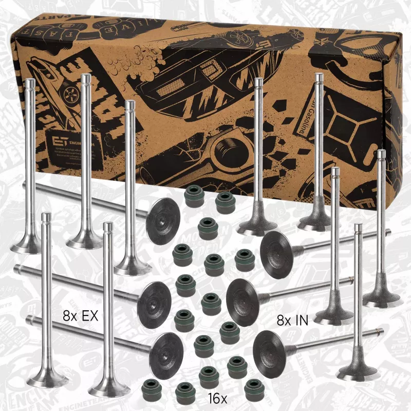 Kit de soupapes, soupapes d'admission/d'échappement ET ENGINETEAM VS0011 - Visuel 1