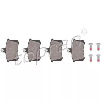 Jeu de 4 plaquettes de frein arrière TOPRAN OEM 4A0698451