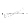 TOPRAN 104 254 - Tirette à câble, commande d'embrayage