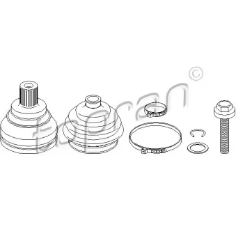 Jeu de joints, arbre de transmission TOPRAN OEM 893498099E