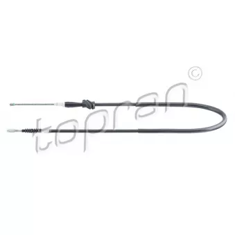 Tirette à câble, frein de stationnement arrière gauche TOPRAN OEM 893609721G