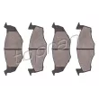 TOPRAN 108 506 - Jeu de 4 plaquettes de frein avant
