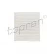Filtre, air de l'habitacle TOPRAN [109 044]