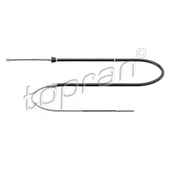Tirette à câble, frein de stationnement TOPRAN OEM 6X0609721H