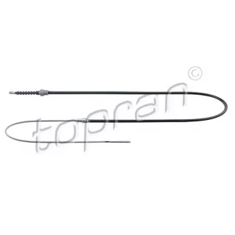 Tirette à câble, frein de stationnement TOPRAN OEM 3A0609721C