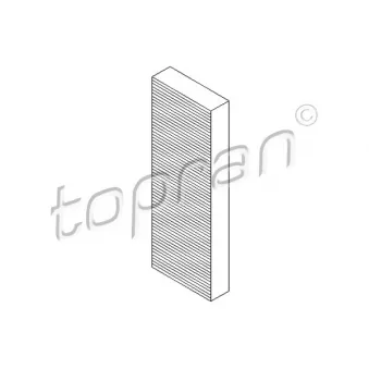 Filtre, air de l'habitacle TOPRAN OEM 4f0819439a