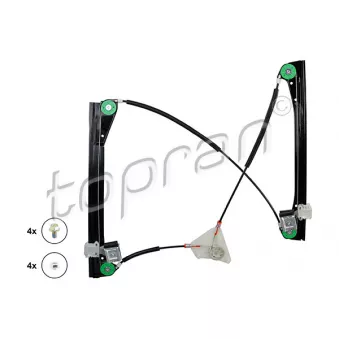 Lève-vitre avant gauche TOPRAN OEM 6Q3837461G