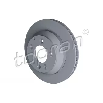 Jeu de 2 disques de frein arrière TOPRAN OEM 7L6615601J