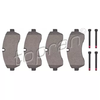 Jeu de 4 plaquettes de frein avant TOPRAN OEM 0044208220
