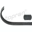 TOPRAN 112 977 - Courroie trapézoïdale à nervures