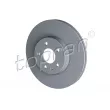 TOPRAN 113 009 - Jeu de 2 disques de frein avant