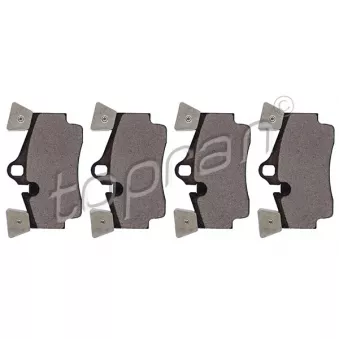 Jeu de 4 plaquettes de frein arrière TOPRAN OEM 95535293950