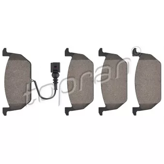Jeu de 4 plaquettes de frein avant TOPRAN OEM JZW698151AS