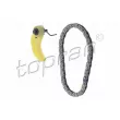 TOPRAN 117 725 - Kit de chaînes, commande de pompe à huile