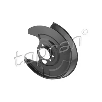 Déflecteur, disque de frein arrière gauche TOPRAN OEM 8D0615611