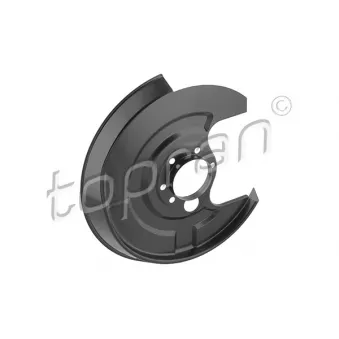 Déflecteur, disque de frein arrière droit TOPRAN OEM 8D0615612