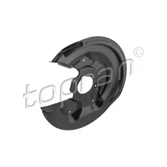 Déflecteur, disque de frein arrière gauche TOPRAN OEM 1Q0615611D
