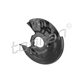 Déflecteur, disque de frein arrière gauche TOPRAN OEM 1Q0615611F