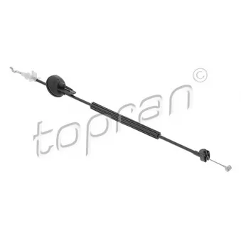 Tirette à câble, déverrouillage porte TOPRAN 118 391