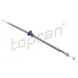 TOPRAN 118 393 - Tirette à câble, déverrouillage porte