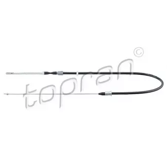 Tirette à câble, frein de stationnement TOPRAN OEM 90538700