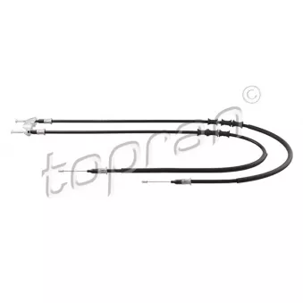 Tirette à câble, frein de stationnement TOPRAN OEM 0522524