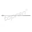 TOPRAN 205 504 - Tirette à câble, frein de stationnement