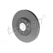 TOPRAN 205 521 - Jeu de 2 disques de frein avant