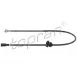 TOPRAN 205 931 - Câble flexible de commande de compteur