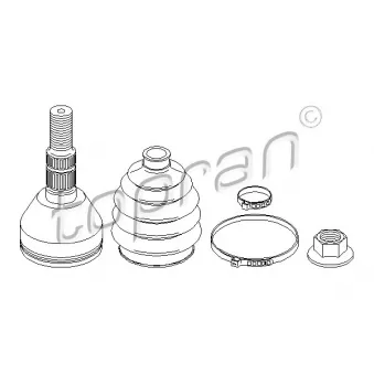 Jeu de joints, arbre de transmission TOPRAN OEM 93173409