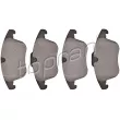 TOPRAN 303 966 - Jeu de 4 plaquettes de frein avant