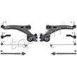TOPRAN 304 691 - Jeu de bras, suspension de roue