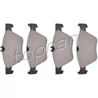 Jeu de 4 plaquettes de frein avant TOPRAN OEM A0024204520