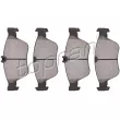 TOPRAN 400 518 - Jeu de 4 plaquettes de frein avant