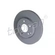 TOPRAN 400 854 - Jeu de 2 disques de frein avant