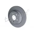 TOPRAN 401 055 - Jeu de 2 disques de frein arrière