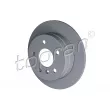 TOPRAN 401 386 - Jeu de 2 disques de frein arrière