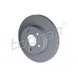 TOPRAN 401 709 - Jeu de 2 disques de frein avant