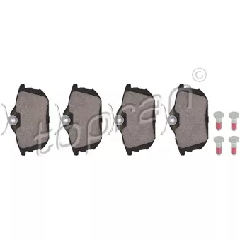 Jeu de 4 plaquettes de frein arrière TOPRAN OEM 4544201020