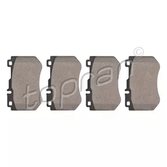 Jeu de 4 plaquettes de frein avant TOPRAN OEM 0084201720