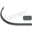 TOPRAN 500 689 - Courroie trapézoïdale à nervures