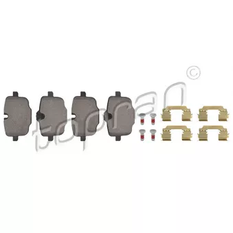 Jeu de 4 plaquettes de frein arrière TOPRAN OEM 6775346