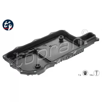Carter d'huile, boîte automatique TOPRAN 503 766