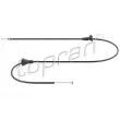 TOPRAN 503 912 - Tirette de capot moteur