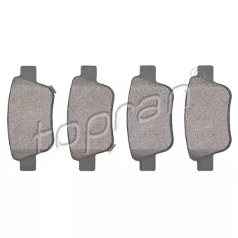 Jeu de 4 plaquettes de frein arrière TOPRAN OEM 0446605020