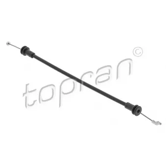 Tirette à câble, déverrouillage porte TOPRAN 601 225