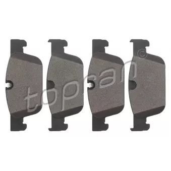 Jeu de 4 plaquettes de frein avant TOPRAN OEM 32373173