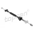 TOPRAN 601 814 - Tirette à câble, déverrouillage porte avant gauche