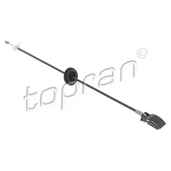 Tirette à câble, déverrouillage porte avant droit TOPRAN 601 828