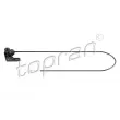 TOPRAN 601 831 - Tirette de capot moteur